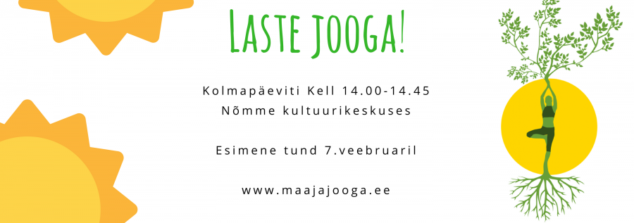 Alustamas on uus laste jooga rühm